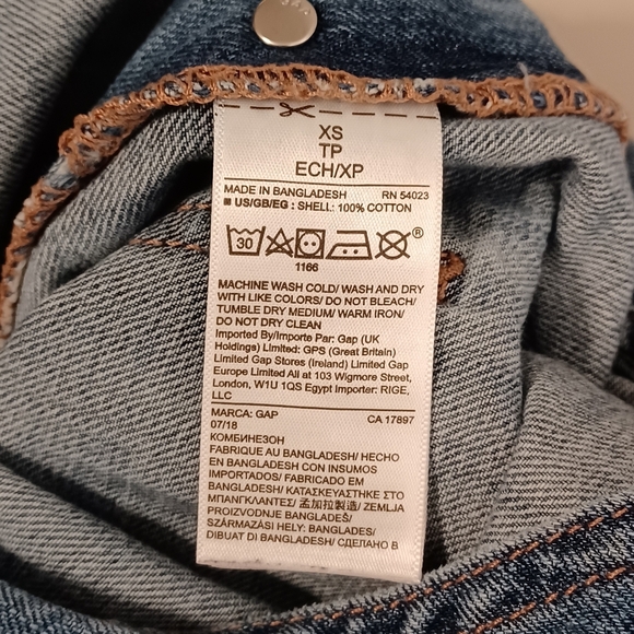 GAP Blue Denim Jumpsuit - Picture 9 of 11